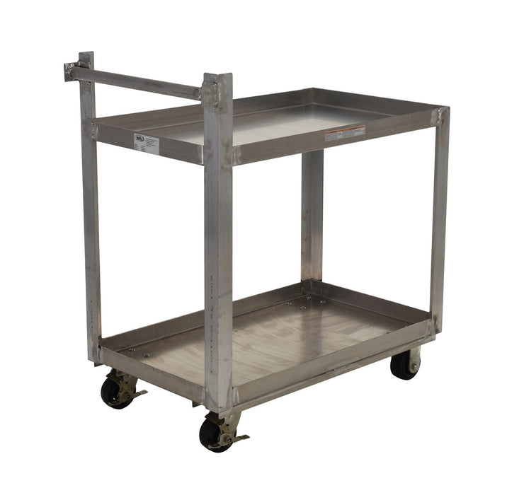 Vestil SCA2-2236 aluminum service cart - view 2