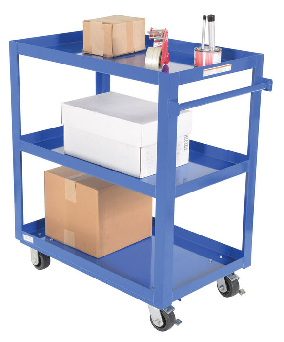 Vestil SCS3-2236 steel service cart with - view 5