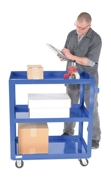Vestil SCS3-2236 steel service cart with - view 6