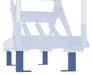Vestil SCSC-SL5-RF steel stationary legs for auto hite cart models blue - view 2