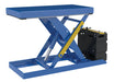 Vestil SCTAB-1000-2040-AC Steel Scissor Lift Table AC Power 51-9/16 in. x 20-1/2 in. x 32 in. 1,000 lb. Capacity Blue