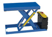 Vestil SCTAB-1000-2040-DC Steel Scissor Lift Table DC Power 51-9/16 in. x 20-1/2 in. x 32 in. 1,000 lb. Capacity Blue