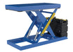 Vestil SCTAB-2000-2040-AC Steel Scissor Lift Table AC Power 51-1/2 in. x 20-1/2 in. x 32 in. 2,000 lb. Capacity Blue