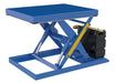 Vestil SCTAB-2000-3240-DC Steel Scissor Lift Table DC Power 54-1/8 in. x 32-1/2 in. x 32 in. 2,000 lb. Capacity Blue