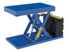 Vestil SCTAB-500-2033-AC Steel Scissor Lift Table AC Power 44-3/16 in. x 20-1/2 in. x 28 in. 500 lb. Capacity Blue