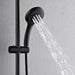 Forno Acqua Fall 8-Inch Overhead Rainfall Shower with 2.5 GPM Flow Rate, Handheld, 7 Way... Kitchen Appliance - Dimensions
