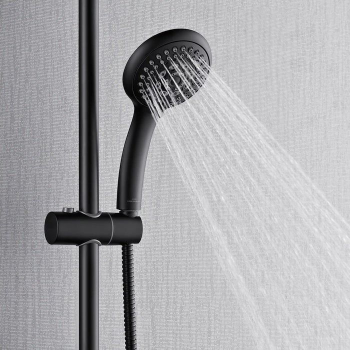 Forno Acqua Fall 8-Inch Overhead Rainfall Shower with 1.8 GPM Flow Rate, Handheld, 7 Way... Kitchen Appliance - Close-Up