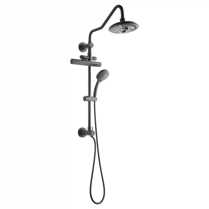 Forno Acqua Fall 8-Inch Overhead Rainfall Shower with 1.8 GPM Flow Rate, Handheld, 7 Way Diverter, Body... Kitchen Appliance