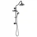 Forno Acqua Fall 8-Inch Overhead Rainfall Shower with 1.8 GPM Flow Rate, Handheld, 7 Way Diverter, Body... Kitchen Appliance