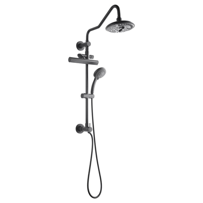 Forno Acqua Fall 8-Inch Overhead Rainfall Shower with 2.5 GPM Flow Rate, Handheld, 7 Way Diverter, Body... Kitchen Appliance
