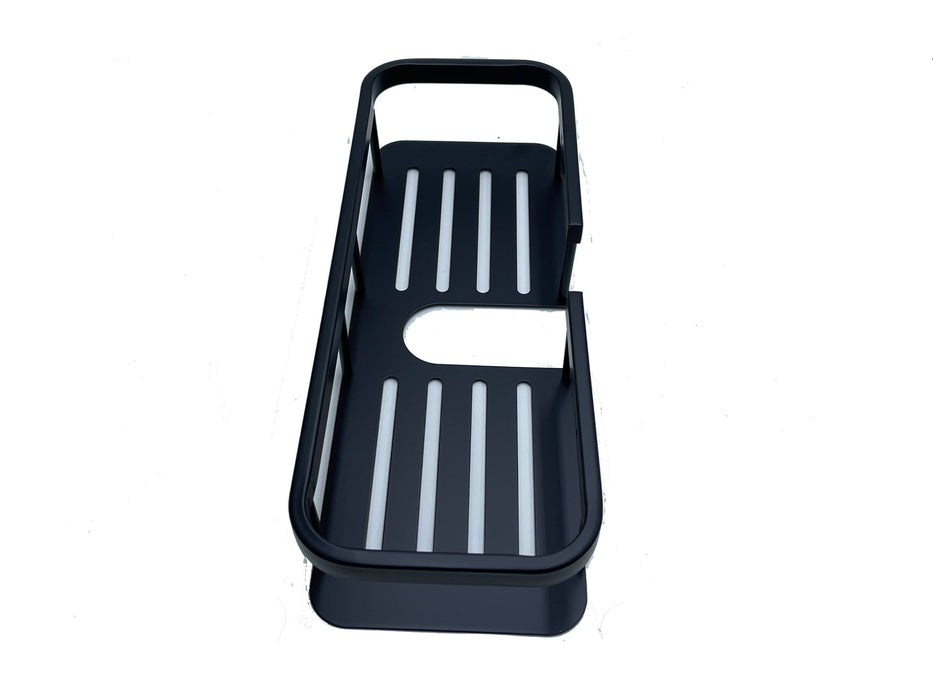 wonderland shower inc Matte black soap dish 14 inch length stainless material Shower Accessory