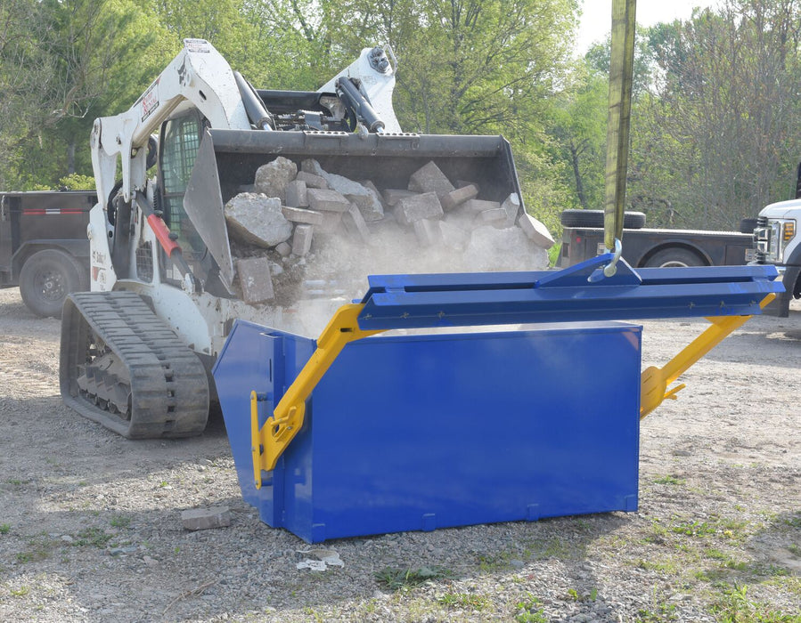 Vestil SDB-200-6 steel self dumping bin - view 2