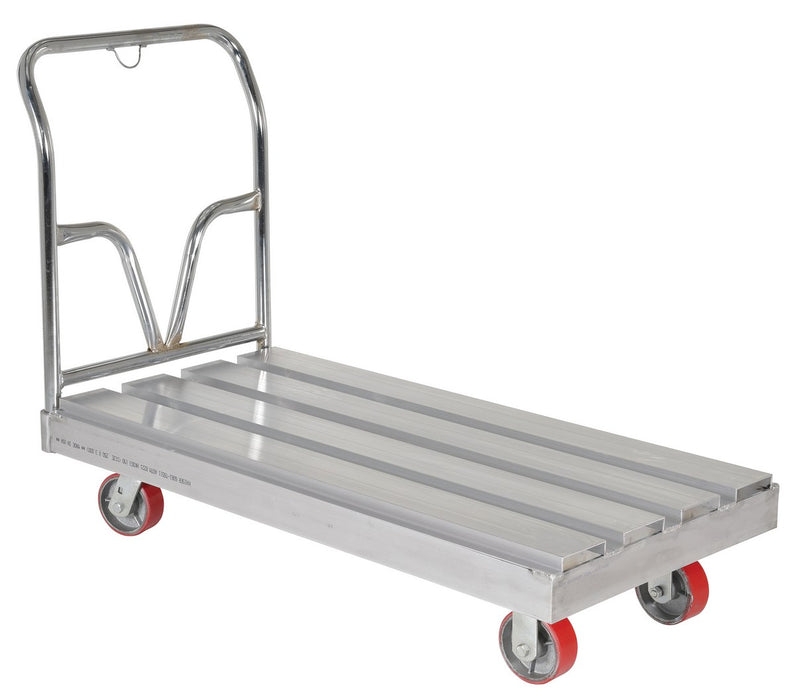 Vestil SDD-3048 Aluminum Platform Truck 52-5/8 in. x 30 in. x 37-1/2 in. 3,600 lb. Capacity Silver