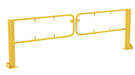 Vestil SDG-10 Steel Swivel Dock Gate Pair for 10 ft. Door Yellow