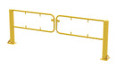 Vestil SDG-9 Steel Swivel Dock Gate Pair for 9 ft. Door Yellow