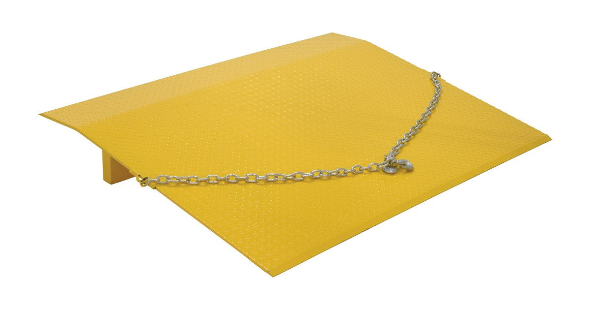 Vestil SEH-6048 Steel Truck Dock Plate 48 in. x 60 in. x 9-11/16 in. 6,875 lb. Capacity Yellow