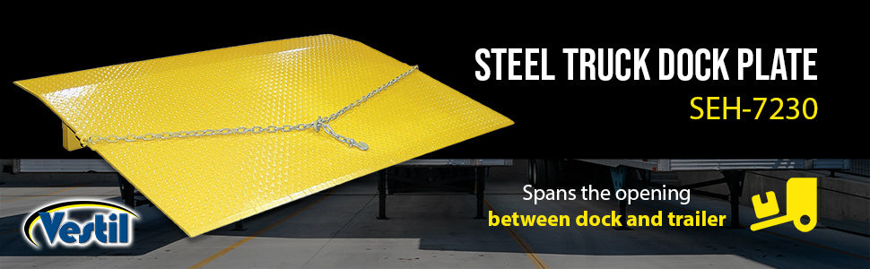 Vestil SEH-7230 steel truck dock plate feature overview 3