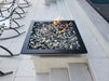 TessaRai 48" Square Fire Bowl Kit — Match Lite