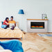 SimpliFire Allusion 40" Linear Electric Recessed Fireplace SimpliFire