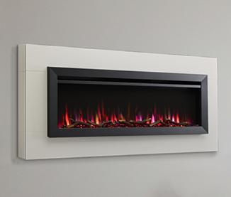 Allusion Slim with Crestline wall-mount surround (60" shown)