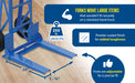 Vestil SFHT-20-250 steel adjustable fork hand truck feature overview 1