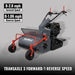 27" Walk Behind Flail Mower,  10HP 302cc,  Self-Propelled,  Tracked,  Electric Start,  SFM27T