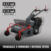 27" Walk Behind Flail Mower,  10HP 302cc,  Self-Propelled,  Wheeled,  Electric Start,  SFM27W