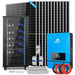 Green Vista Living Off Grid Solar Kit 10KW 48VDC 120V/240V 25.6KWH Lithium Battery 12 X 550 Watts... - Installation View