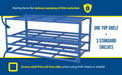 Vestil SHEET-R-57-HB-2 steel sheet rack feature overview 2
