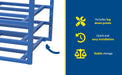 Vestil SHEET-R-57-HB-2 steel sheet rack feature overview 3