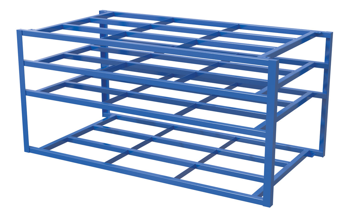 Vestil SHEET-R-57-HB-3 Steel Sheet Rack 1 Large Bottom Shelf 102-3/4 in. x 54-1/2 in. x 48 in. 2,000 lb. Capacity Per Shelf B