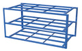 Vestil SHEET-R-57-HB-4 Steel Sheet Rack 2 Large Shelves 102-3/4 in. x 54-1/2 in. x 48 in. 2,000 lb. Capacity Per Shelf Blue