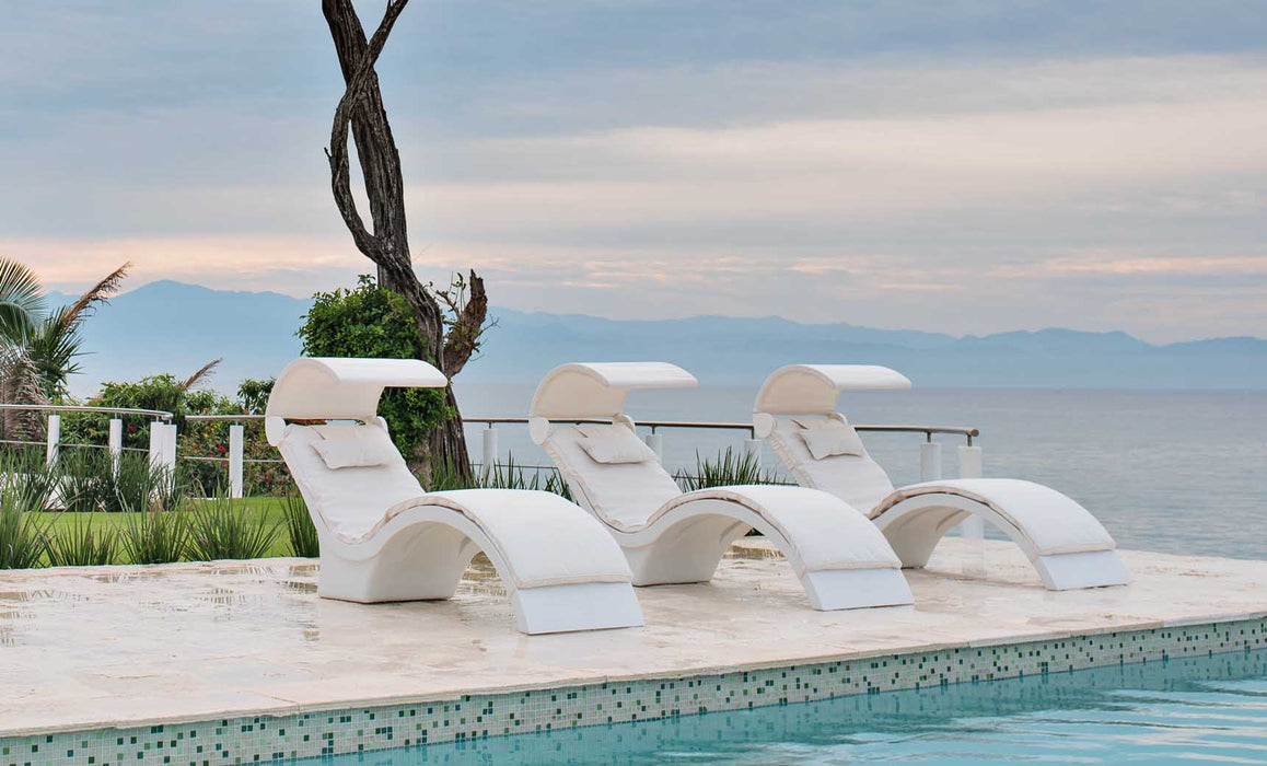 Ledge Lounger Signature Chaise Cushion With Pillow — view 4