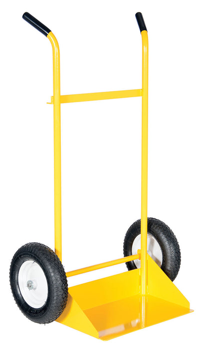 Vestil SITE-C-FF Steel Site Cart/Truck On Foam Filled Tires 22-13/16 in. x 34-1/2 in. x 57-9/16 in. 600 lb. Capacity Yellow