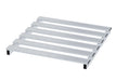 Vestil SKID-4848-A Aluminum Half Skid 48 in. x 47-7/8 in. x 3-3/4 in. 4,000 lb. Capacity Silver