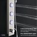 Forno Acqua Spa 9-Inch Overhead Rainfall Shower Panel with 1.8 GPM Flow Rate and SensoTemp... Kitchen Appliance - View 10