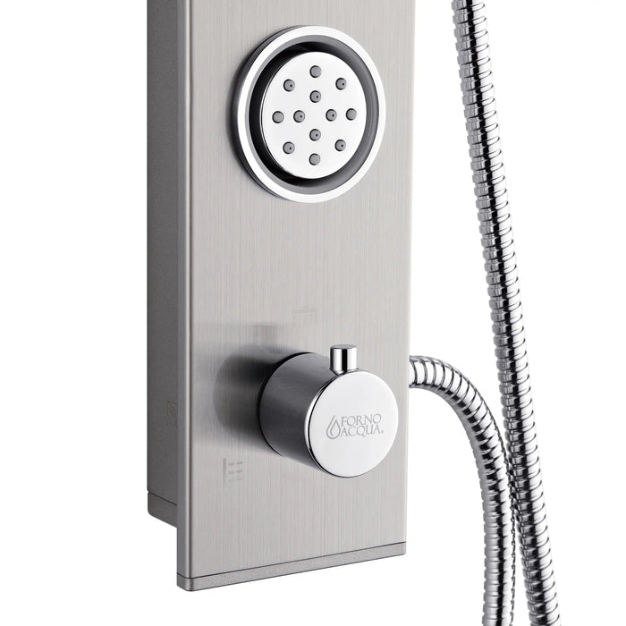 Forno Acqua Spa 9-Inch Overhead Rainfall Shower Panel with 1.8 GPM Flow Rate and SensoTemp... Kitchen Appliance - View 11