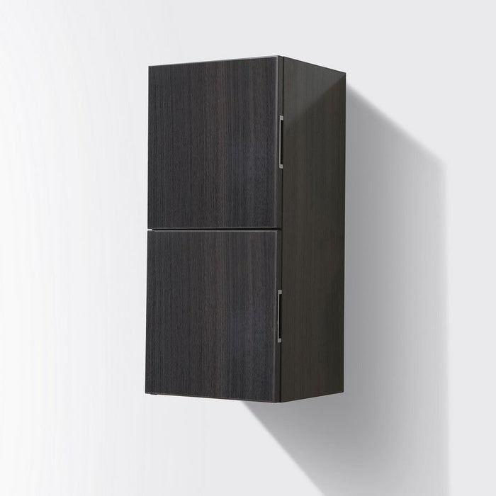 KubeBath Bliss 14" Wide by 24" High Linen Side Cabinet With Two Doors