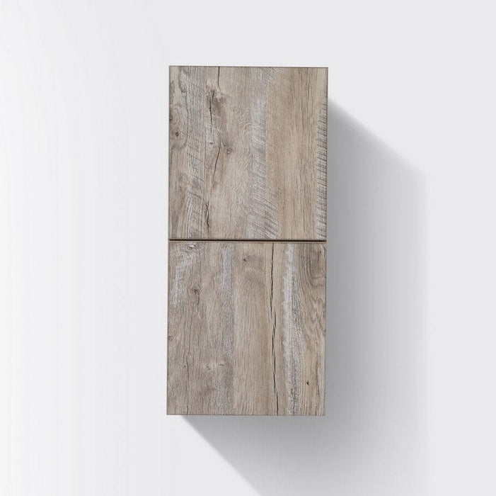 KubeBath Bliss 14" Wide by 24" High Linen Side Cabinet With Two Doors