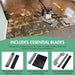 SANITMAX SM06 Electric Floor Scraper Machine, 3800 RPM, Vinyl Carpet Wood Floor Remover - Detail View