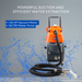SANITMAX SM18H Heated Carpet and Upholstery Cleaning Machine - Dual-Tank Professional Carpet Extractor - Close-Up