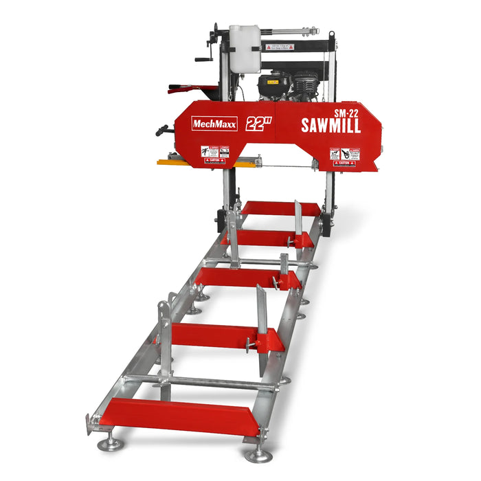 22" Portable Sawmill & Forestry Log Skidding Winch Combo, SM22 & FW880 — view 14