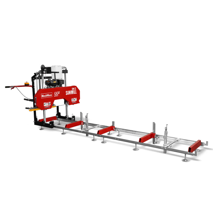 22" Portable Sawmill & Forestry Log Skidding Winch Combo, SM22 & FW880 — view 19