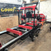36" MAX Portable Sawmill,  25HP 750cc ZONSEN V-Twin Engine,  35" Board — lifestyle view