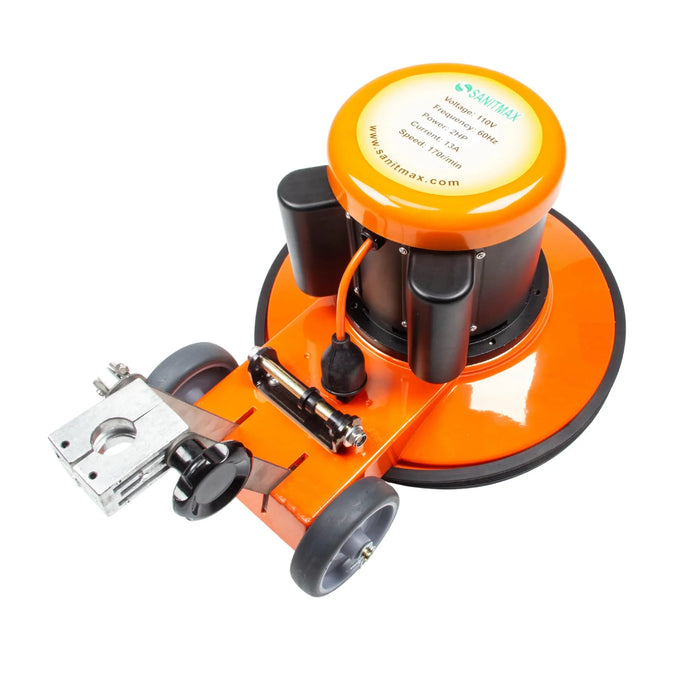 SANITMAX SM421AC 17" Professional Multi-Functional Floor Buffer Scrubber - High Power, Large Capacity for... - Dimensions