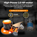 SANITMAX SM421AC 17" Professional Multi-Functional Floor Buffer Scrubber - High Power, Large Capacity for... - Side View