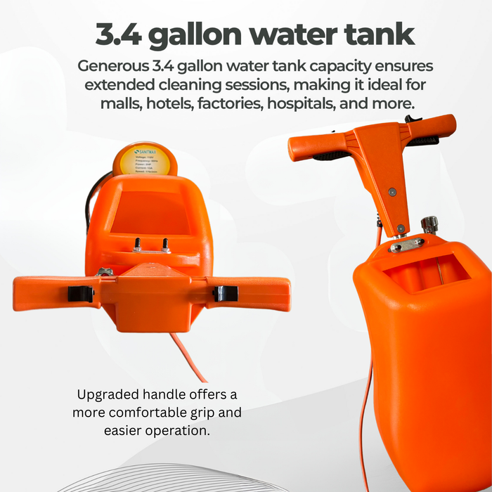 SANITMAX SM421AC 17" Professional Multi-Functional Floor Buffer Scrubber - High Power, Large Capacity for... - Close-Up
