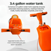 SANITMAX SM421AC 17" Professional Multi-Functional Floor Buffer Scrubber - High Power, Large Capacity for... - Close-Up