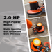 SANITMAX SM421AC 17" Professional Multi-Functional Floor Buffer Scrubber - High Power, Large Capacity for... - Detail View