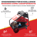 SANITMAX SM5000 Industrial Electric Pressure Washer – 5000 PSI, 5.5 GPM, 20 HP, 460V 3-Phase Cold Water System - Close-Up